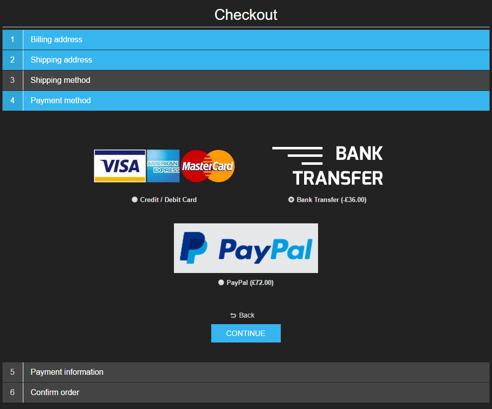 Payment Methods