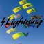 Lightning with logo