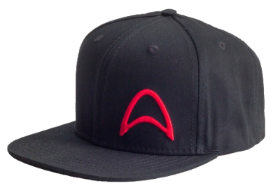 Black and red Akando cap